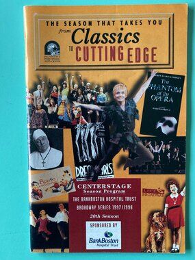 Rent Tour Playbill Adrian Lewis Morgan Kirk McDonald D'Monroe 1998 Rhode Island